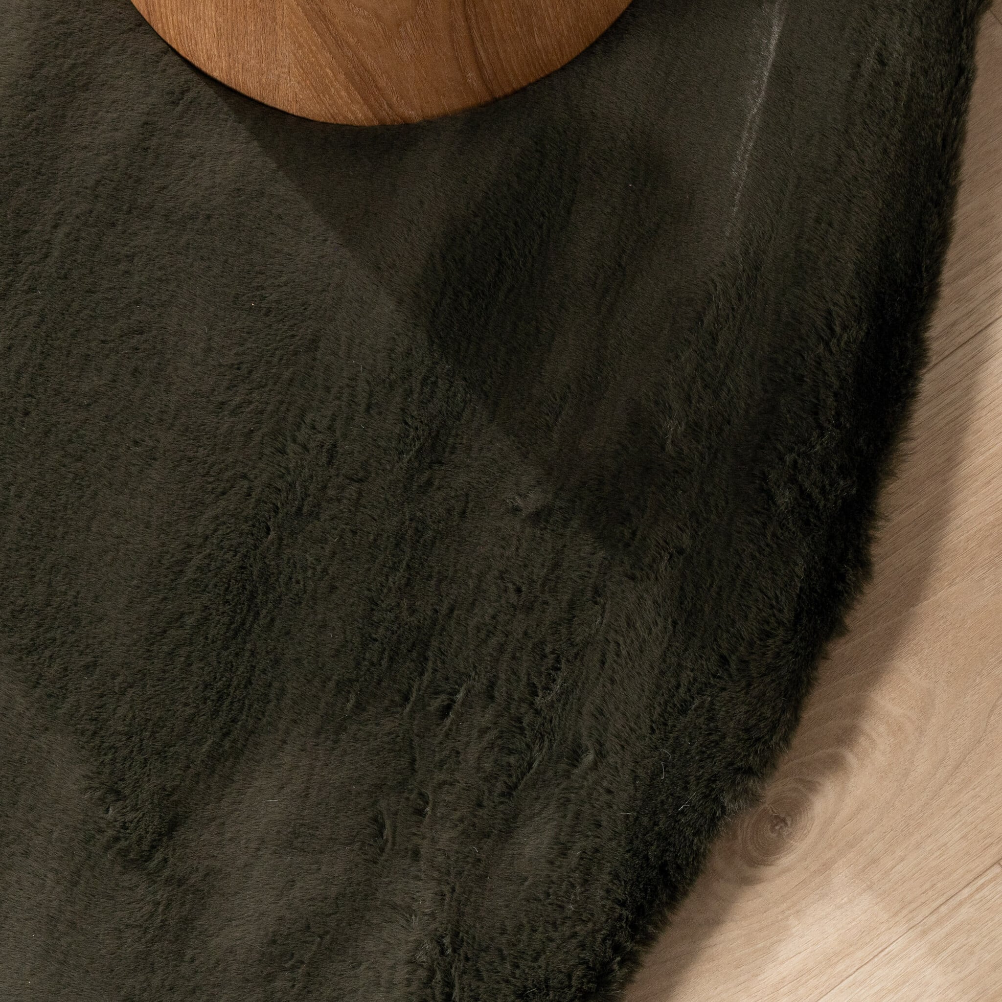 Round High Pile Rug - Comfy Supreme Green