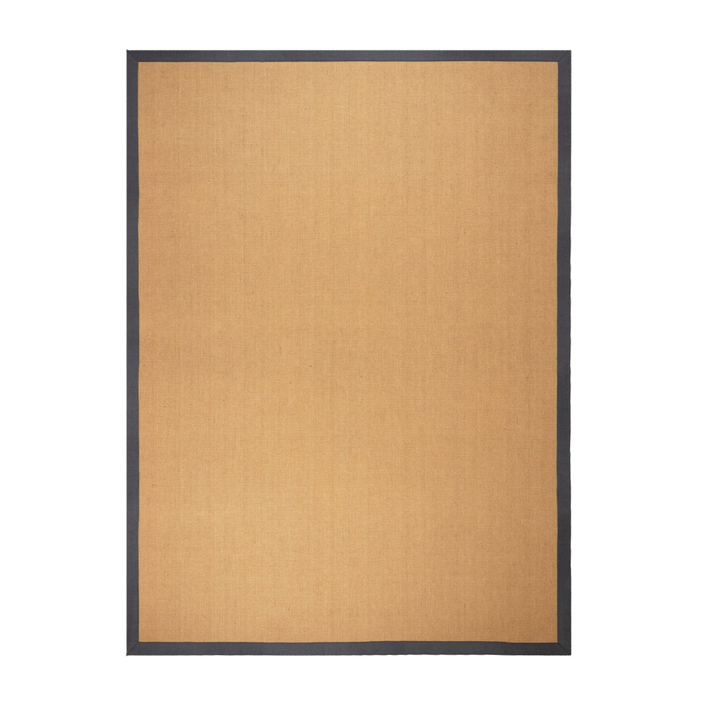 Sisal Rug - Tulum Border Anthracite