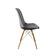Chair Velvet Dark Grey - Gold frame