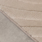 Bathroom Rug - Cassie Shapes Beige