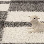 High-pile Floor Rug - Gala Light Grey