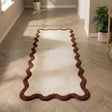 Washable Runner – Hazy Brown/Cream