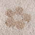 Washable children's rug - Moos Flower Creme