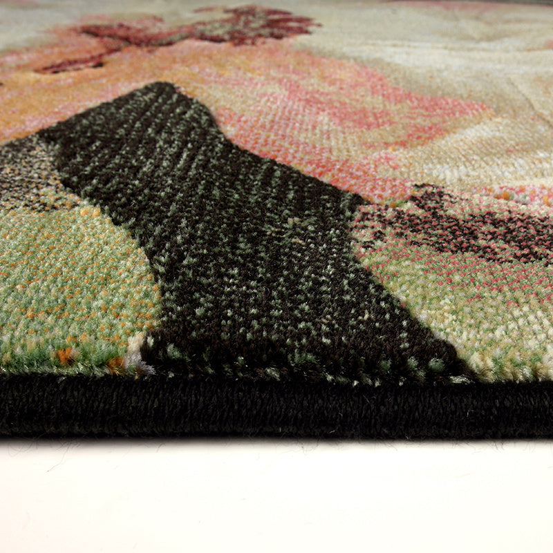 Oval floral floor rug - Anaheim 3434