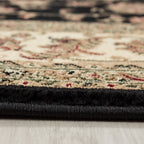 Oriental Floor Rug - Marrakesh Black 210