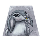 Kids floor rug - Fleurtje Rabbit Pink