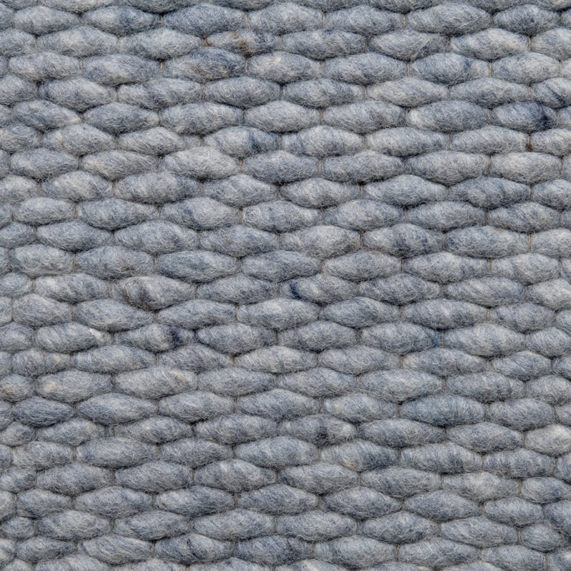 Wool Floor Rug - Genua Blue 227