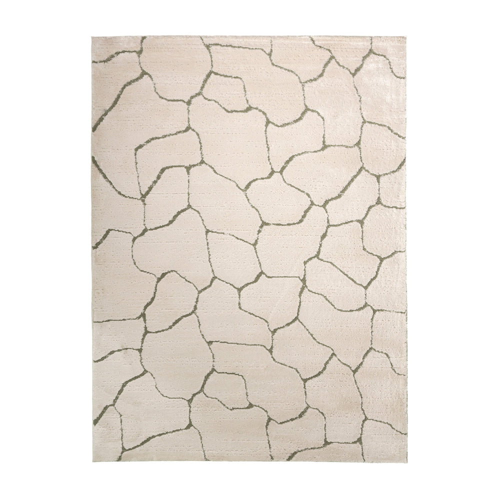 Scandinavian Rug - Yune Stone Cream/Green