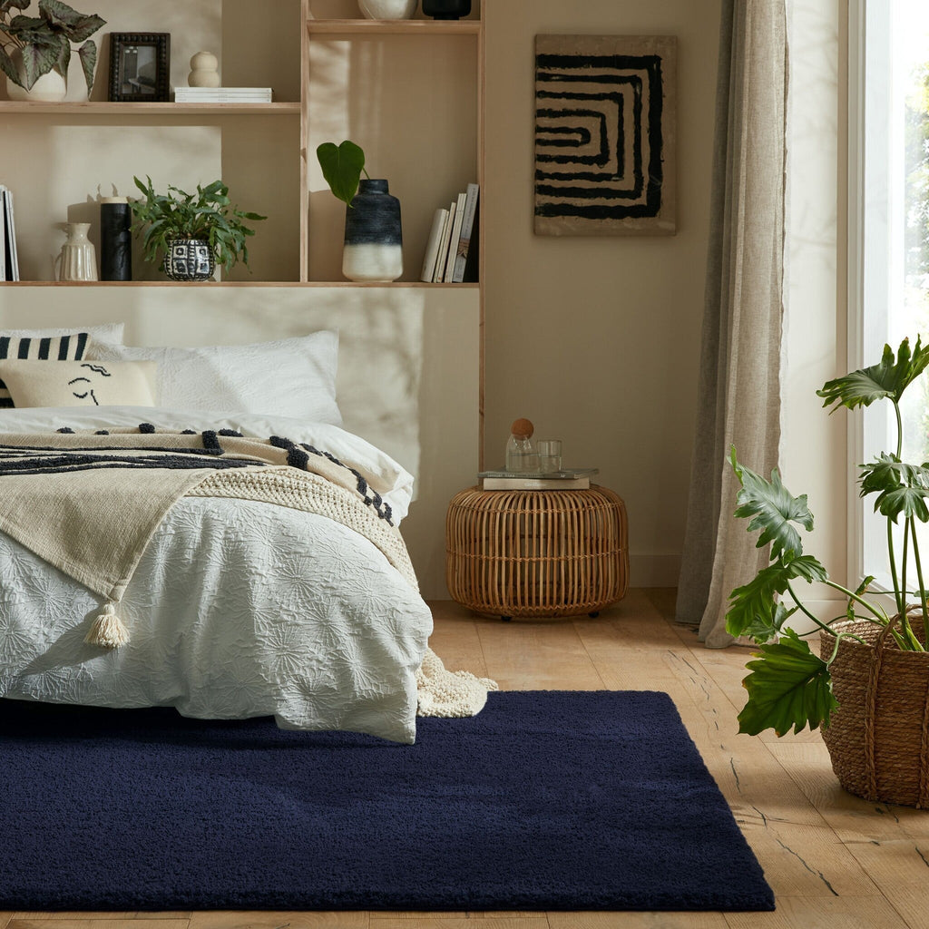 Shaggy Floor Rug - Farenzo Blue