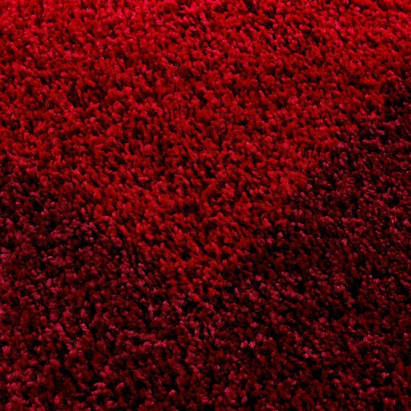 High pile runner - Edge Red