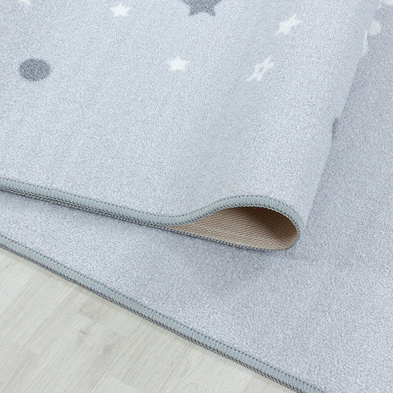 Children's Floor Rug - Pleun Star Gray