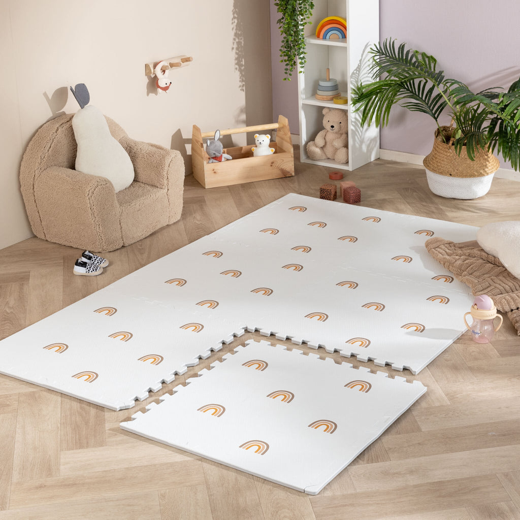 Foam Puzzle Mat – Alfie Rainbow White