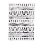 Scandinavian Rug - Scandi Noak Black/White