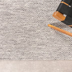 Square Outdoor Rug - Summer Tile Light Grey