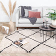 High Pile Rug - Sensa Lines Cream/Black