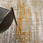 Vintage Floor Rug - Mad Men Columbus Gold 8419