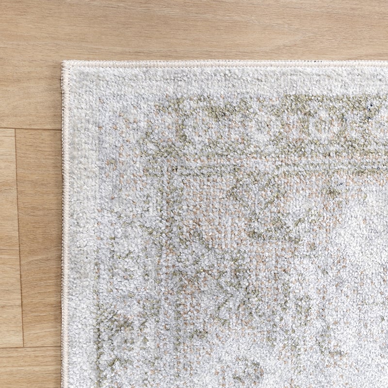 Washable Rug - Nova Aztec Olive Green