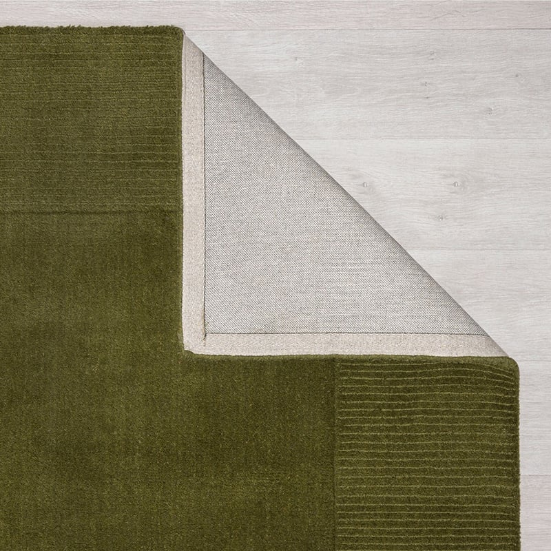 Solid floor rug - Tuscano Olive Green