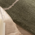 Washable Rug – Myrre Swirl Green