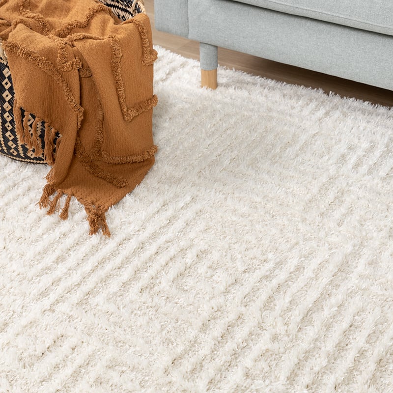 Scandinavian Rug - Lova Maze Cream