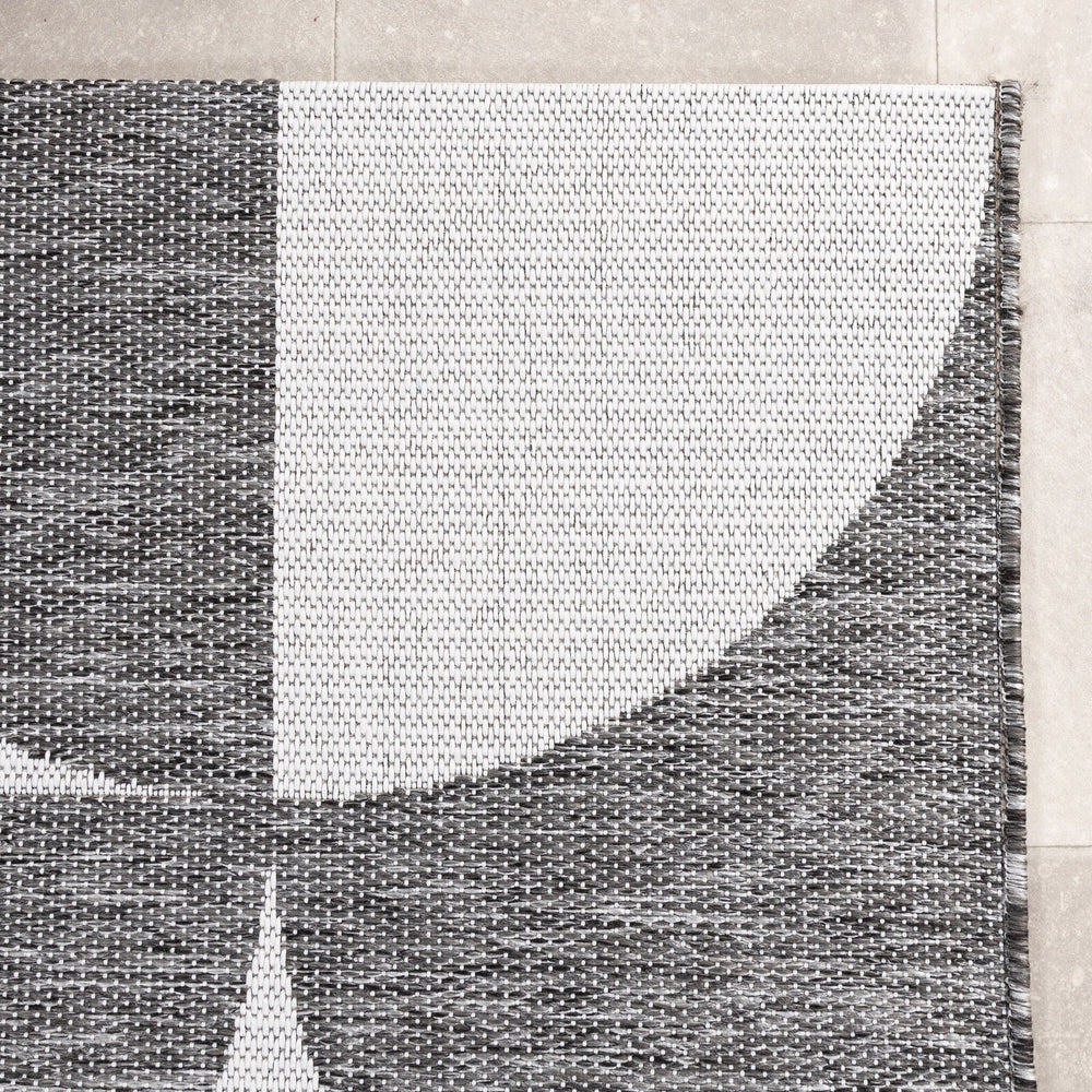 Outdoor Rug - Summer Shapes Grey