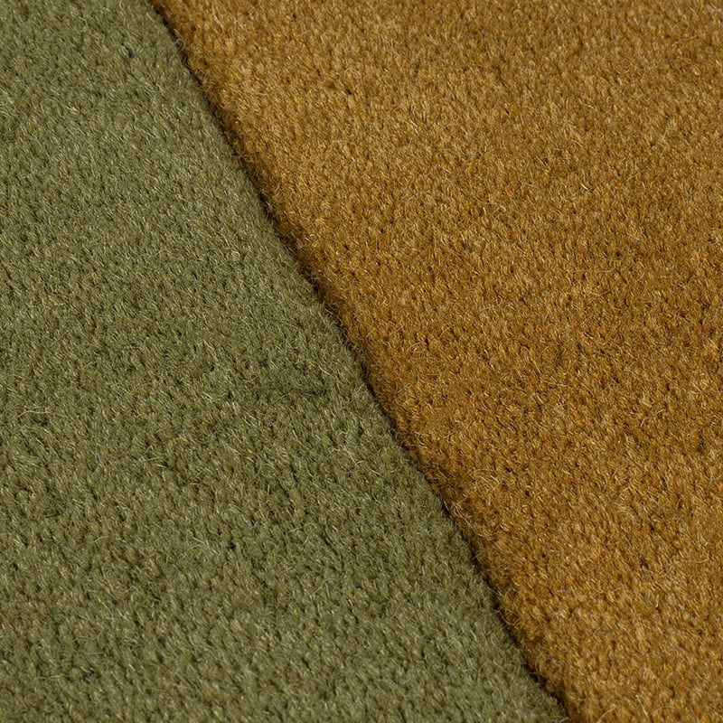 Abstract floor rug - Stracto Lozenge Green/Multicolor
