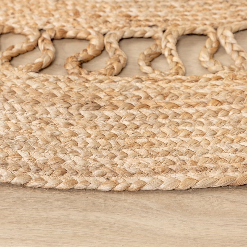 Jute Rug - Fair Round Rattan Natural