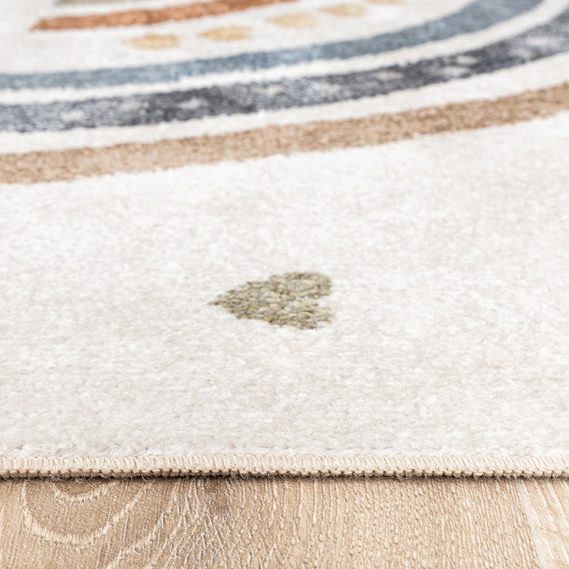 Washable Kids Rug - Ravi Rainbow Multicolour