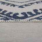 Geometric Floor Rug - Decio Alix Blue