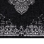 Vintage outdoor rug - Sunara Medallion Black