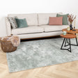 Viscose Rug - Pearl Mint Green