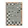 Retro floor rug - Chess Deep Green 9339