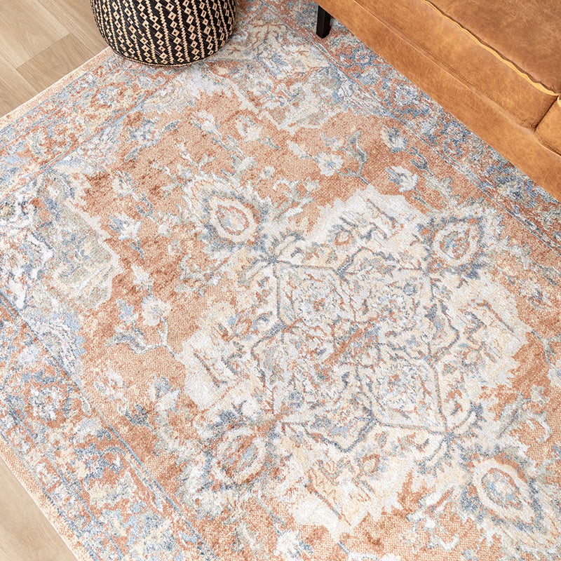 Washable Rug - Nova Medallion Terra