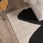 Japandi Rug - Yori Abstract Cream/Black