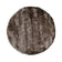 Round High Pile Rug - Glorious Silver/Grey