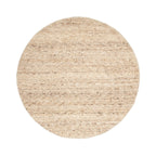 Round Wool Rug - Feline Taupe/Blended