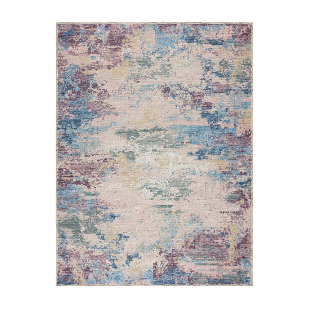 Washable Floor Rug - Reido Abstract Multicolor
