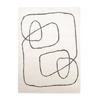 Japandi Rug - Yori Lines Cream/Black