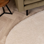 Soft organic rug - Teddy Creme