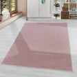 Low-pile floor rug - Smoothly Pink