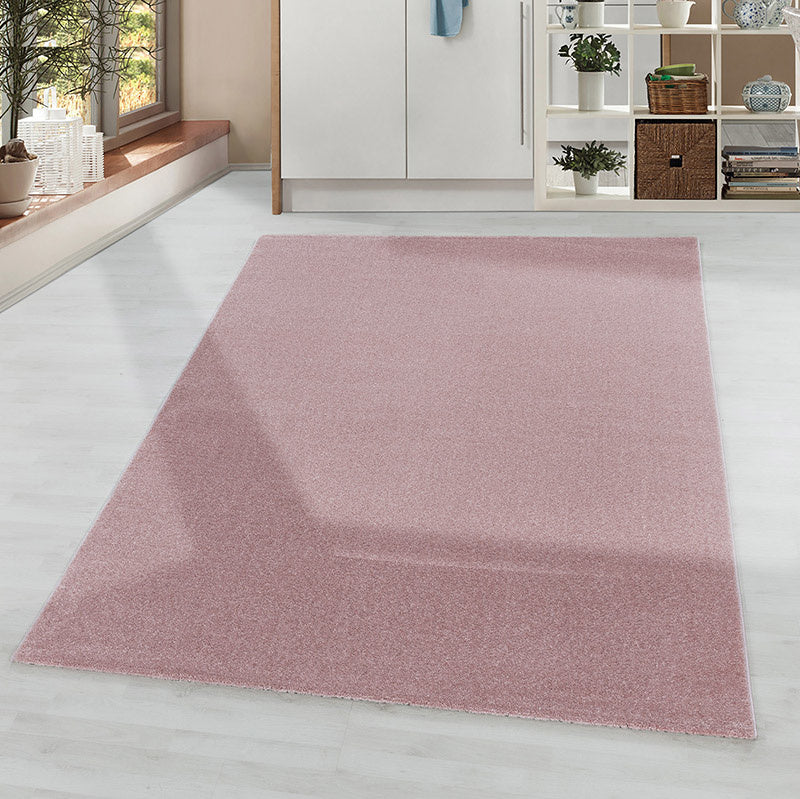 Low-pile floor rug - Smoothly Pink