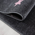 Children's floor rug - Anna Stars Pink