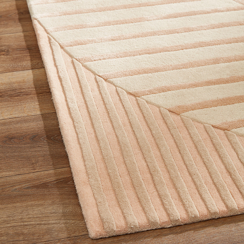 Organic floor rug - Fano Girare Beige