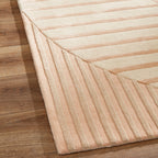 Organic floor rug - Fano Girare Beige
