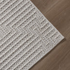 Runner Rug – Hidde 3D Lines White