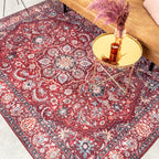 Vintage Rug - Imagine Medallion Red