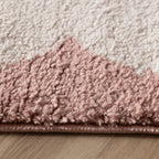 Washable Rug – Myrre Pink/White