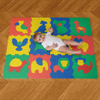 Foam puzzle mat - Sam Safari Multicolor