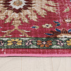 Round oriental rug - Leyla Medallion Multicolor