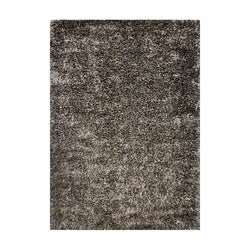 Shaggy floor rug - Paulina Beige/Black